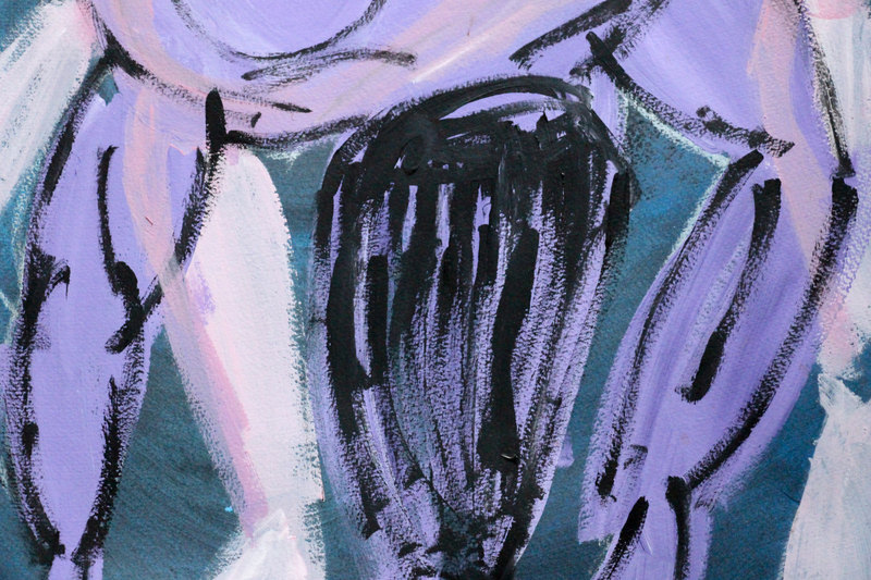 Detail 7 of amor cathedra, a painting by Yiğit Özen