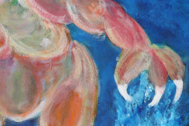 Detail 7 of Angora Mergvs, a painting by Yiğit Özen