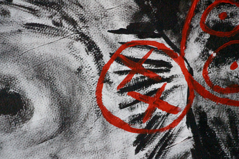 Detail 1 of baby rights 101, a painting by Yiğit Özen