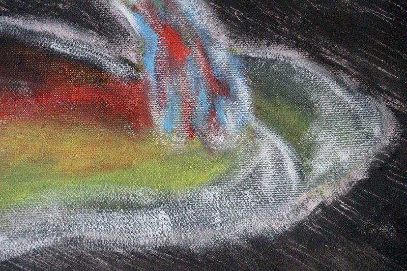 Detail 18 of caprocorn sister: war, plague, earthquake, a painting by Yiğit Özen