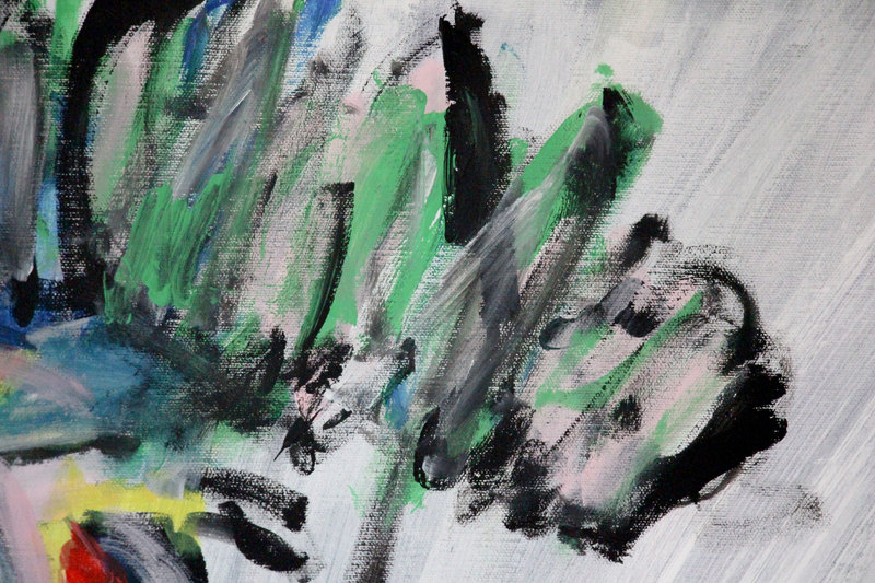 Detail 16 of cellular spleens, a painting by Yiğit Özen