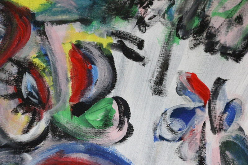 Detail 17 of cellular spleens, a painting by Yiğit Özen