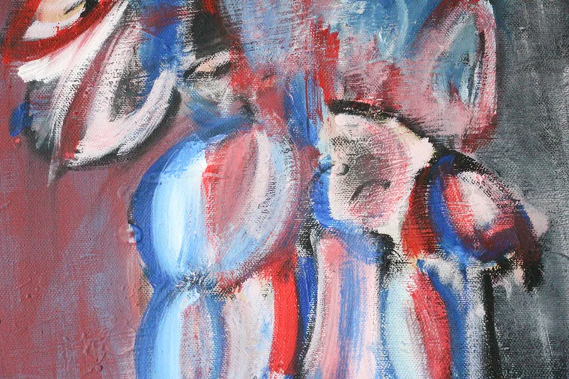 Detail 11 of ciao capo, sono squalo, a painting by Yiğit Özen