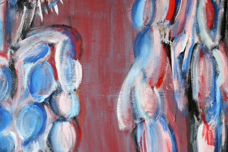 Detail 14 of ciao capo, sono squalo, a painting by Yiğit Özen