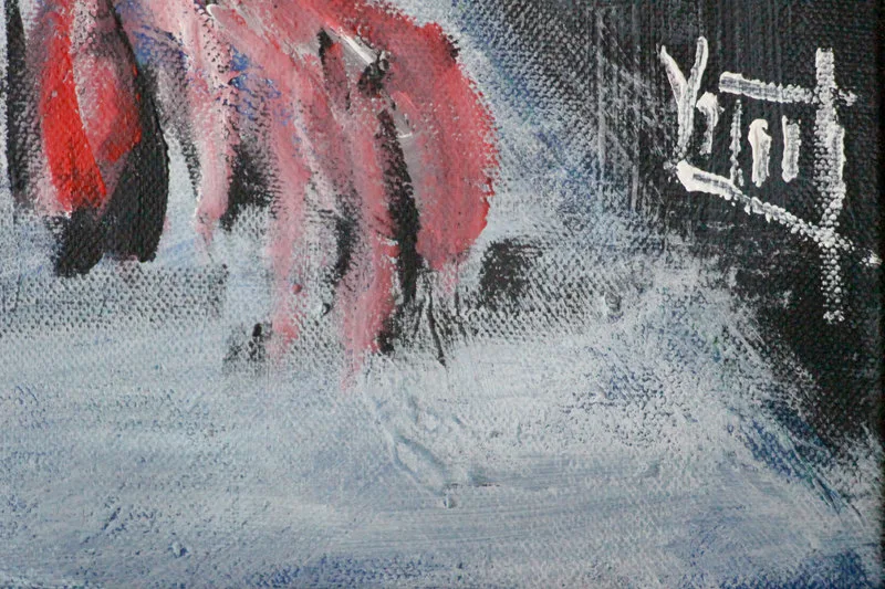 Detail 29 of ciao capo, sono squalo, a painting by Yiğit Özen