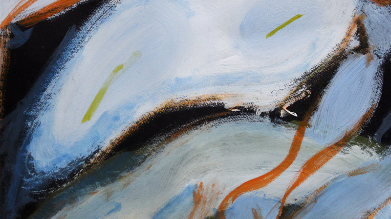 Detail 5 of good people helping bad ones (that’s why they’re bad too), a painting by Yiğit Özen