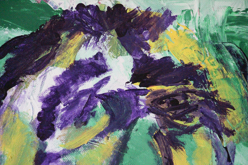 Detail 17 of il sbagliato di rompipalle, a painting by Yiğit Özen