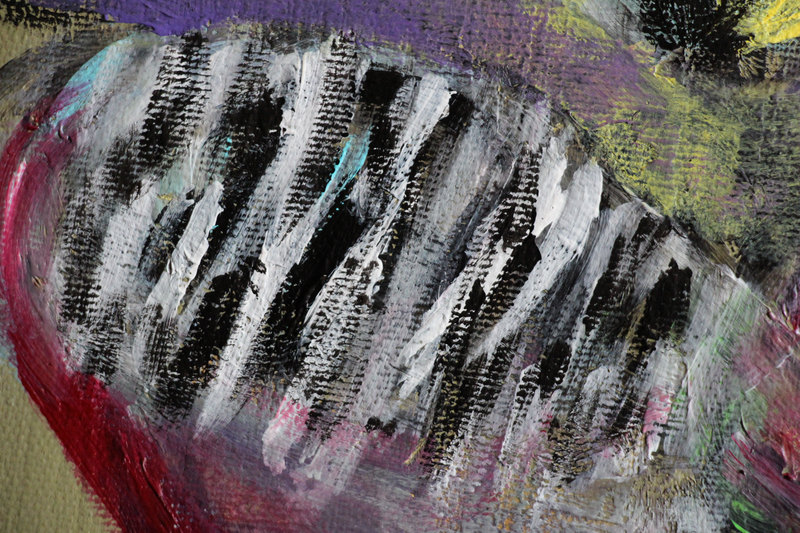Detail 10 of Painstaking, a triptych by Yiğit Özen