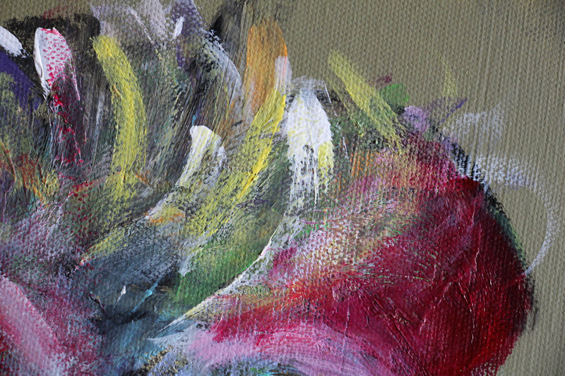 Detail 12 of Painstaking, a triptych by Yiğit Özen