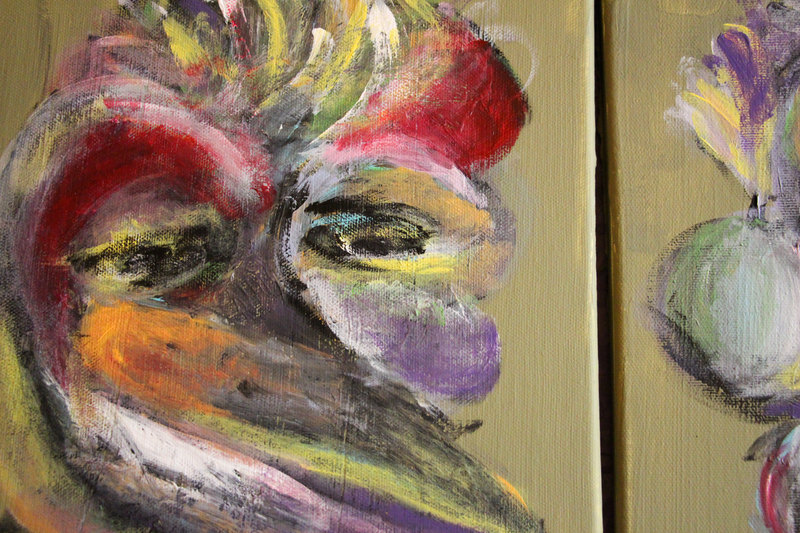 Detail 14 of Painstaking, a triptych by Yiğit Özen