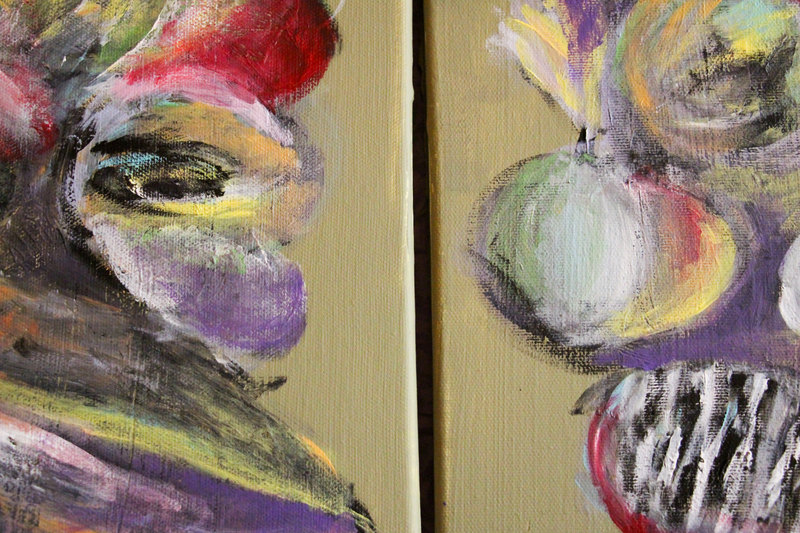 Detail 3 of Painstaking, a triptych by Yiğit Özen