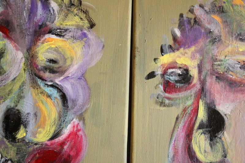 Detail 4 of Painstaking, a triptych by Yiğit Özen