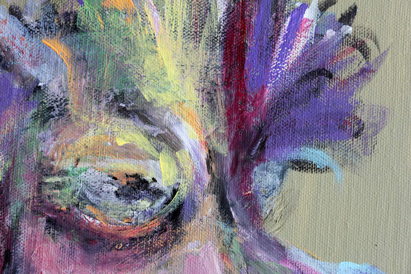 Detail 5 of Painstaking, a triptych by Yiğit Özen