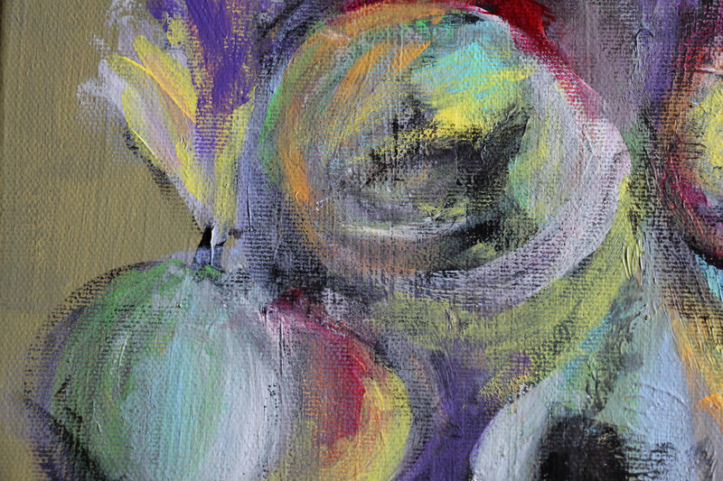 Detail 8 of Painstaking, a triptych by Yiğit Özen