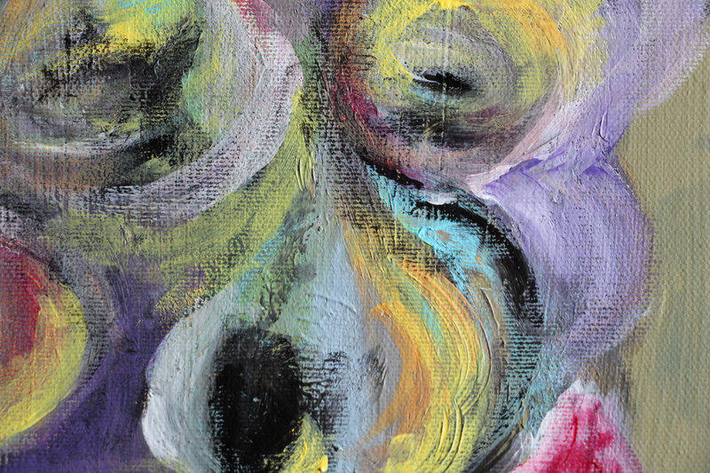 Detail 9 of Painstaking, a triptych by Yiğit Özen