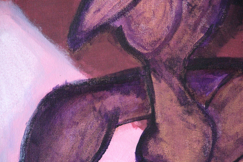 Detail 2 of the assassination of the crow, a painting by Yiğit Özen