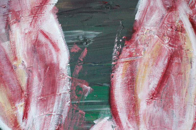 Detail 5 of When the Darkness surrounds, be among those who burn the Great Fire, a painting by Yiğit Özen