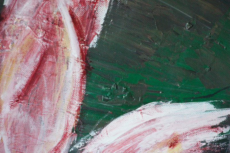 Detail 7 of When the Darkness surrounds, be among those who burn the Great Fire, a painting by Yiğit Özen