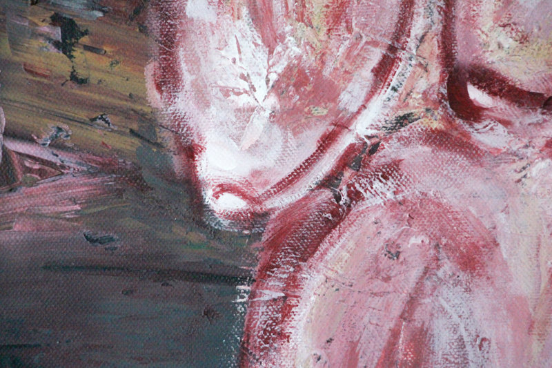 Detail 13 of When the Darkness surrounds, be among those who burn the Great Fire, a painting by Yiğit Özen